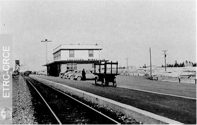 Gare de Thetford Mines dans les Cantons de l'Est