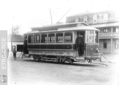 Tramway de la compagnie Sherbrooke Street Railway, desservant la ligne Lennoxville
