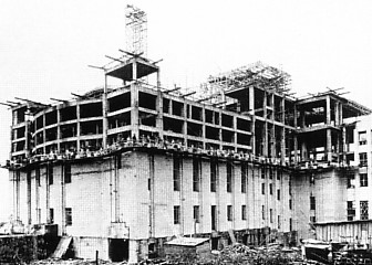 La construction de l'Université de Montréal