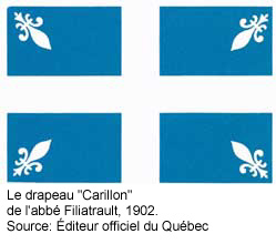 Le drapeau Carillon de l'Abbé Filiatrault