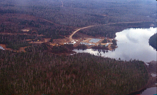 Le camp forestier au nord de St-Michel-des-Saints dans la MRC de Matawinie, 2001