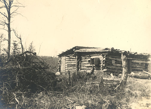 Un chantier au lac Echo en mai 1917