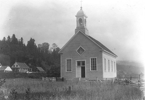 Chapelle de la municipalité de St-Joseph-de-la-Rive dans la région de Charlevoix