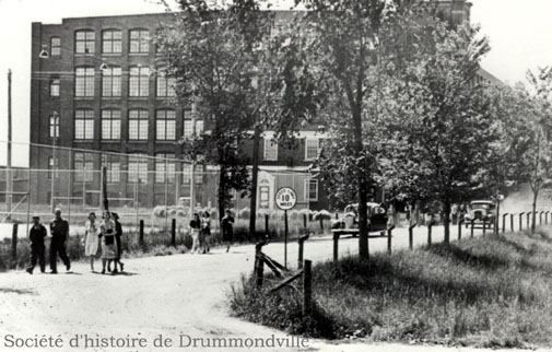 L'usine de la Dominion Textile à Drummondville