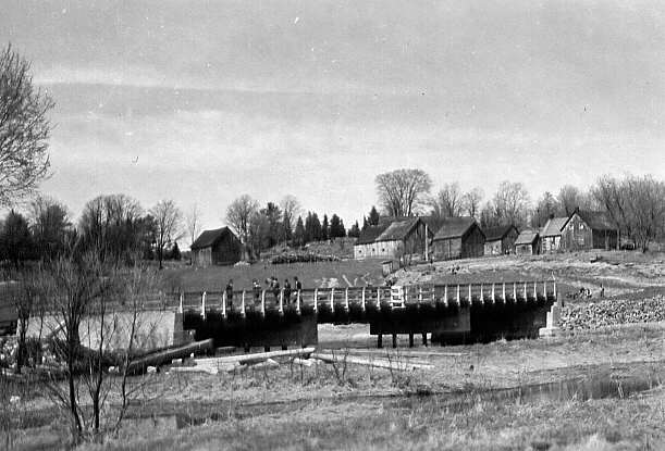 Le pont Bock à Notre-Dame de la Paix en 1947