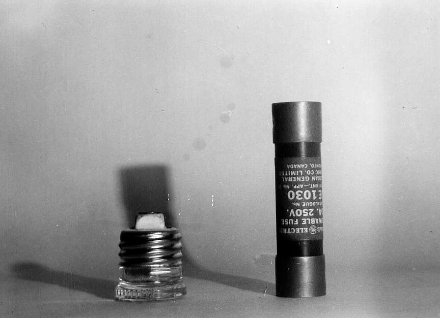 Photographie de fusibles à Montréal en 1947