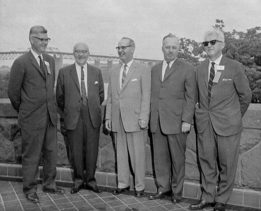 Photographie prise lors de l'assemblée annuelle de la Fédération horticole du Québec à Montréal en 1963