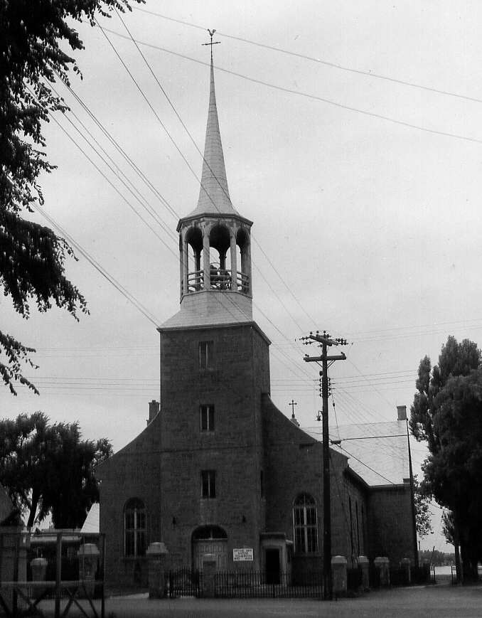 Église de la réserve amérindienne de Kahnawake en 1963