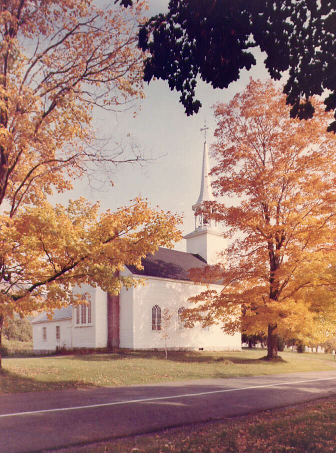 La chapelle de l'église anglicane Saint-Paul de St-Paul d'Abbotsford en 1971