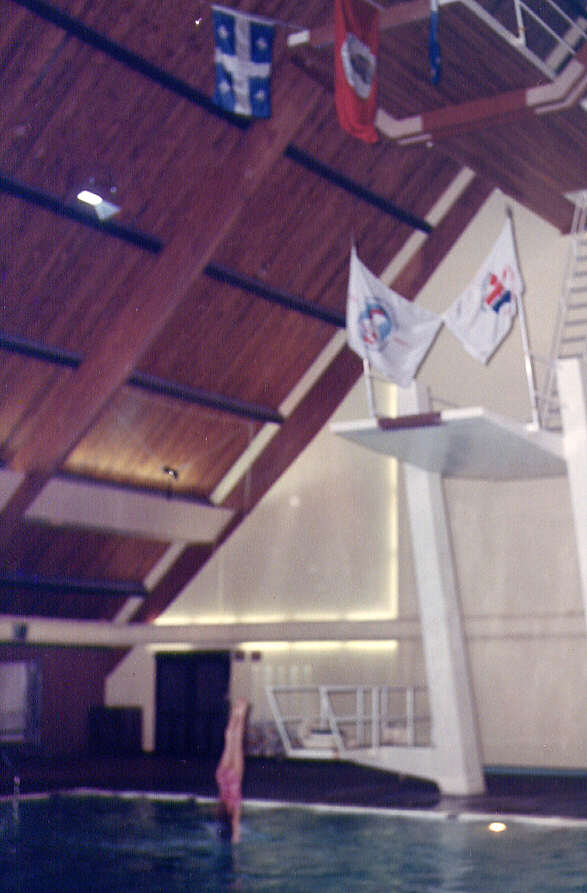 Plongeon aux Jeux d'hiver du Québec à Montréal, 1972