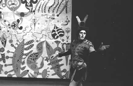 Le comédien Albert Milaire dans la pièce «La nuit des rois» de W. Shakespeare, présentée au TNM